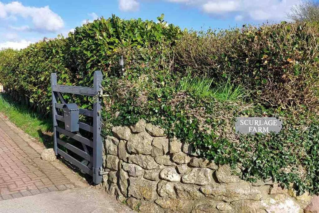 Ferienwohnung Sunnyside At Scurlage Farm Swansea Exterior foto